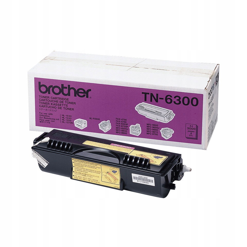 Toner Brother TN6300, originálny, čierny, ks