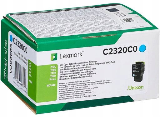 Toner C2320C0 pre Lexmark C 2425 2525 2535 MC 2325