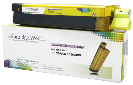 Toner Cartridge Web Yellow Oki C8600/C8800 náhrada 43487709