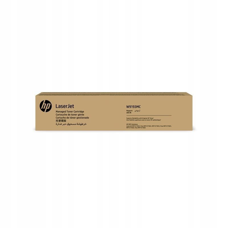 Toner Hp W9193MC Magenta E77825 E77822 E77830
