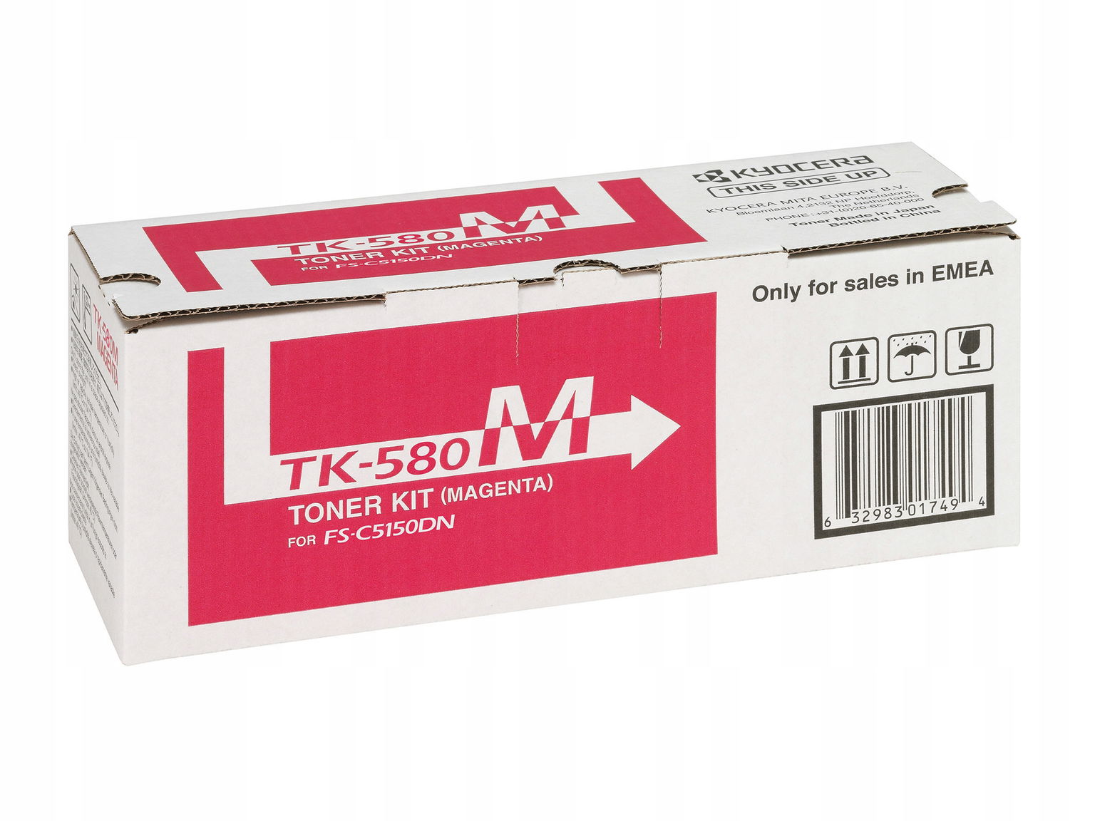 Toner Kyocera TK-580M 632983017340 červený (magenta)