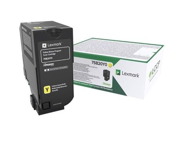 Toner Lexmark 75B20Y0 žltý (yellow)