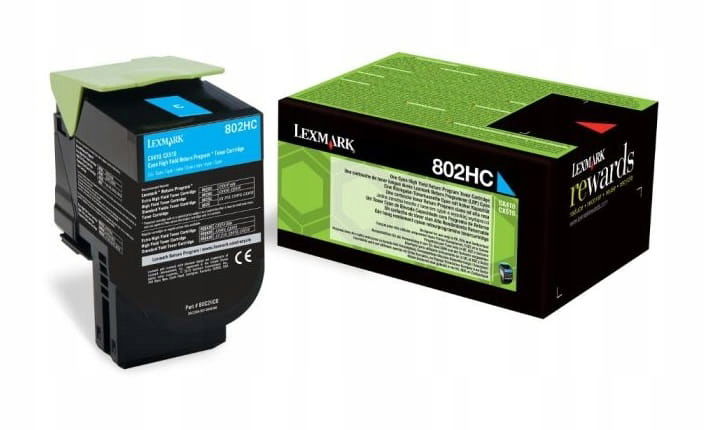 Toner Lexmark 80C2HC0 modrý (cyan)
