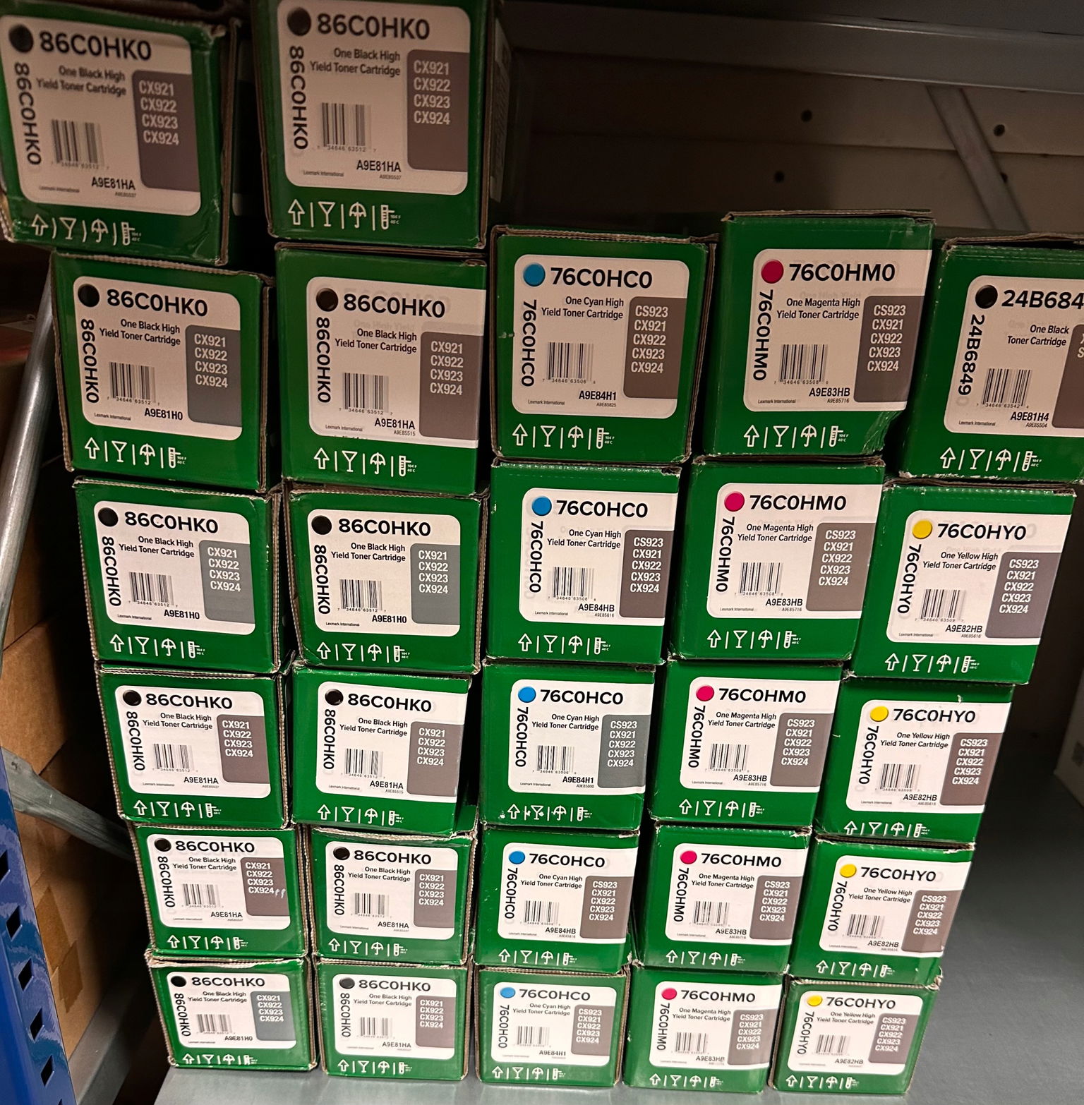 Toner Lexmark 86C0HK0 čierny (black) Originál