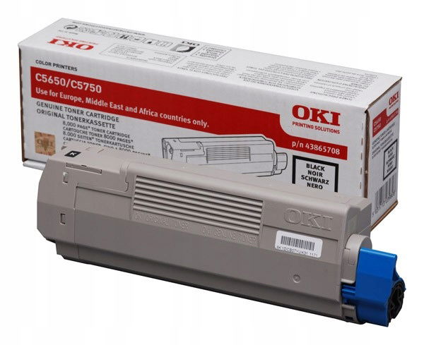 Toner Oki 43865708 čierna