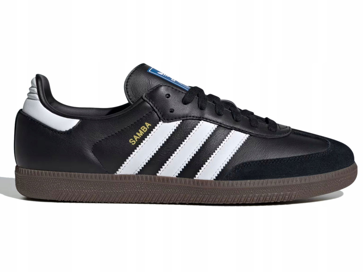 Topánky Adidas Samba Og B75807 športové čierne kožené tenisky módne 38,6
