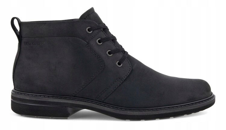 Topánky Ecco Turn II MID Waterproof kožené, vodeodolné 45