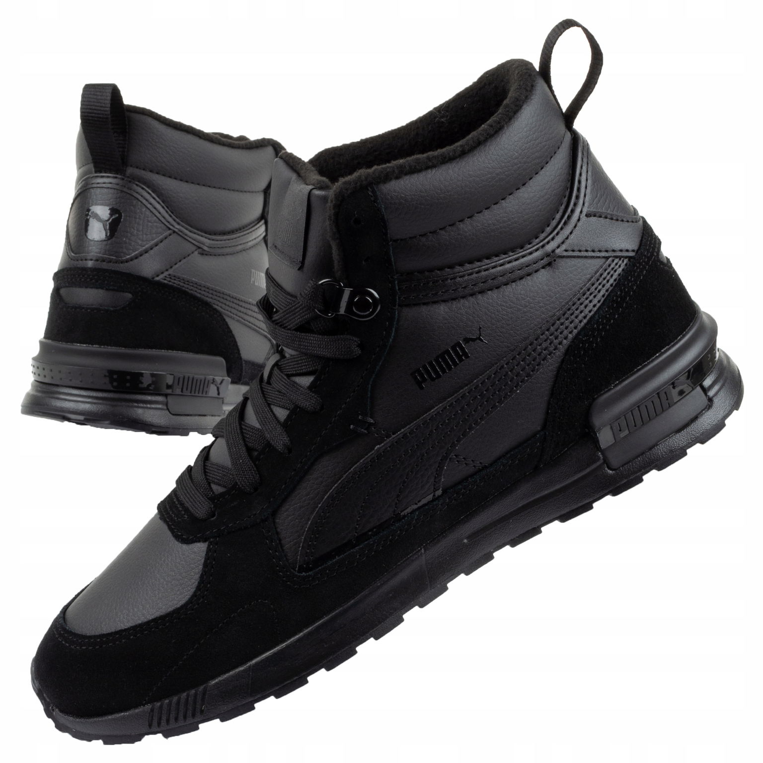 Topánky Graviton Mid Puma Black-Puma Black