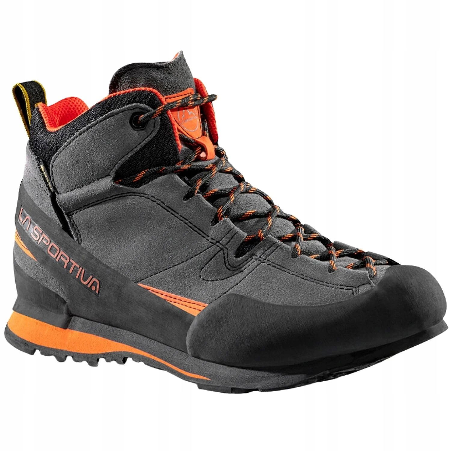Topánky La Sportiva Boulder X Mid Gtx karbón/plameň