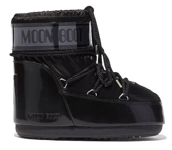 Topánky Moon Boot Icon Low Glance Čierne