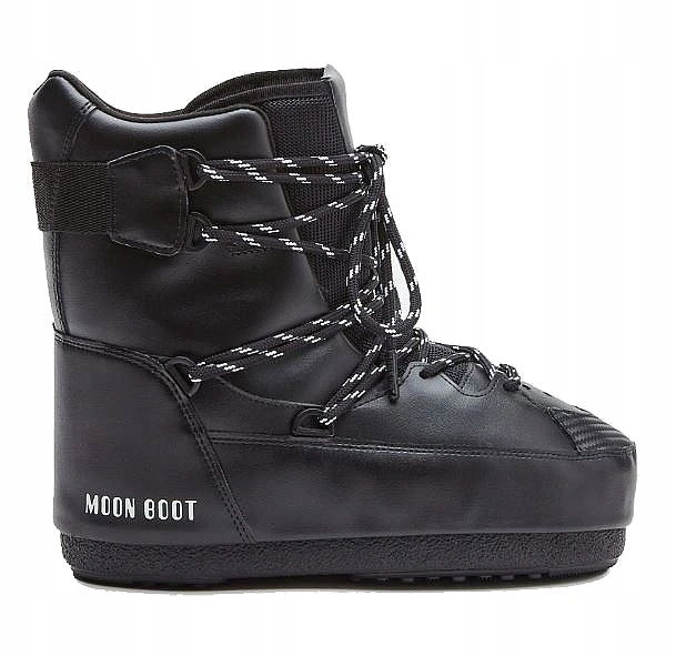 Topánky Moon Boot Icon Sneaker Mid Čierne