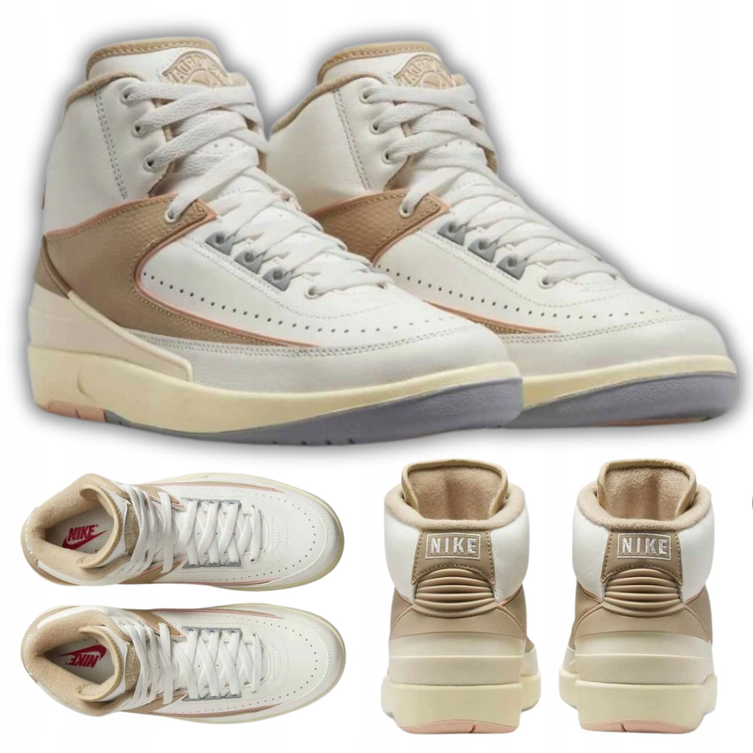 Topánky Nike Air Jordan 2 Retro, vysoké, pohodlné tenisky veľ. 36