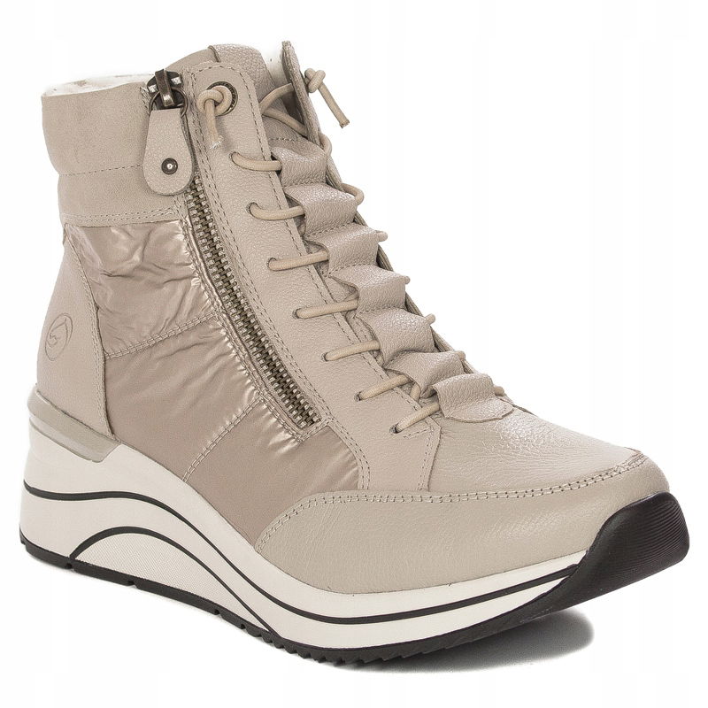 Topánky Remonte D0T72-60 Beige Combi zateplené veľ.40