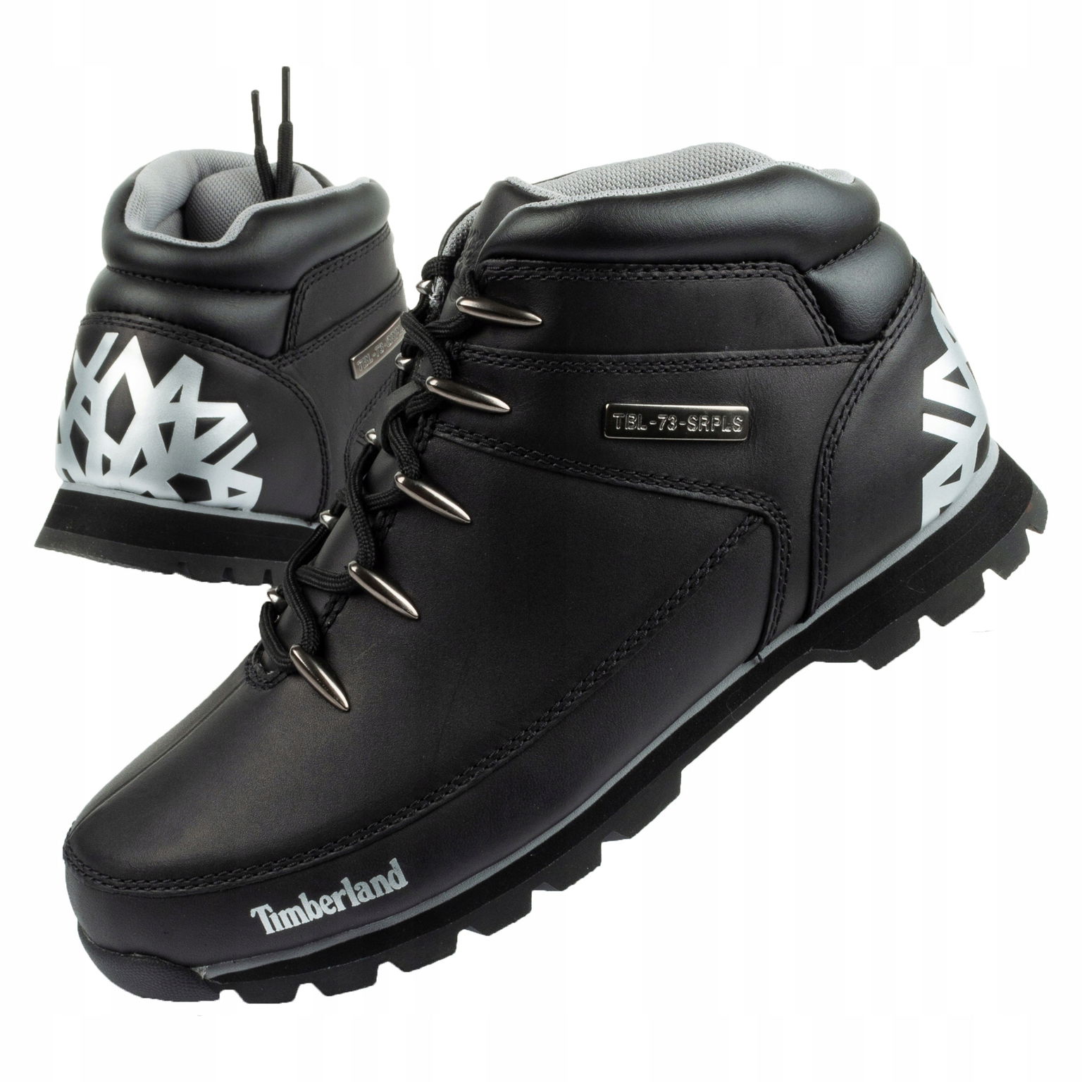 Topánky Timberland Euro Sprint Hiker Splitrock 2 čierne kožené 45