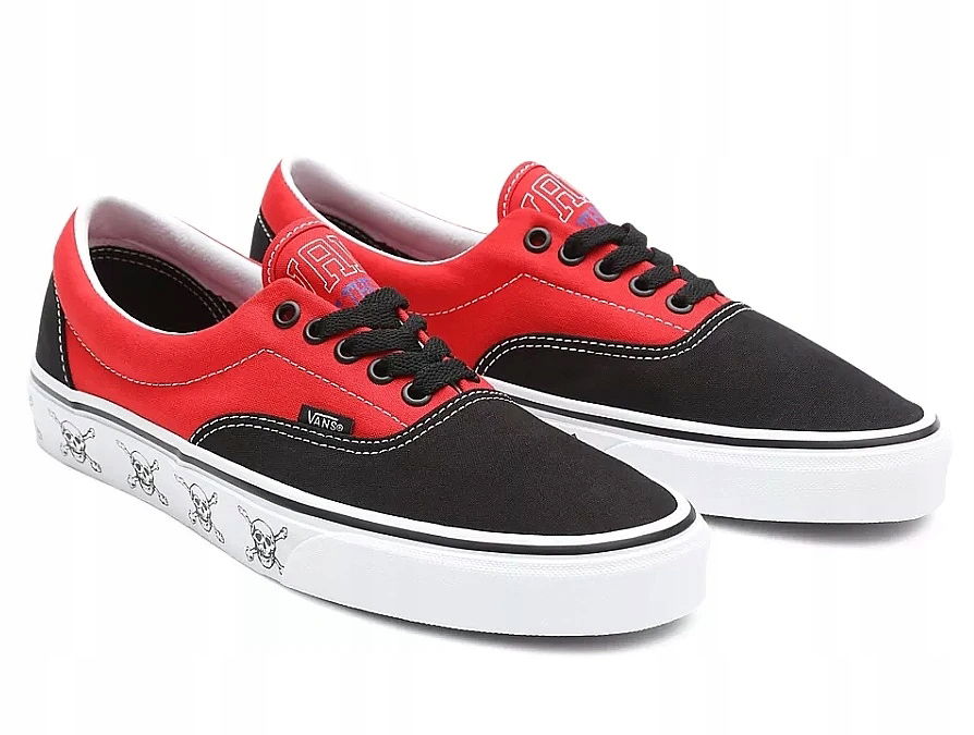 topánky Vans Era New Varsity/Black/High Risk Red
