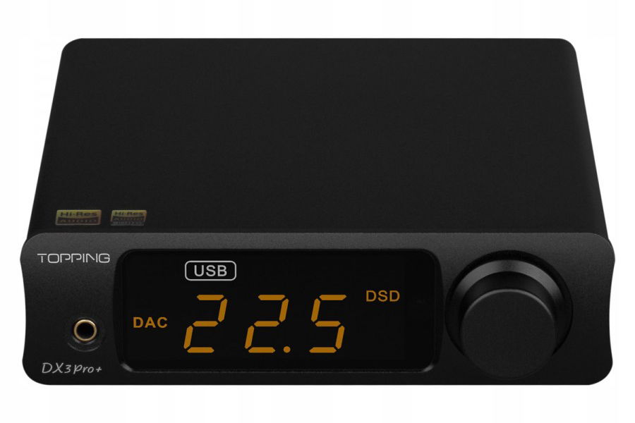 Topping DX3 Pro+ (Čierny) Dac/amp ES9038Q2M DSD512 Bluetooth 5.0