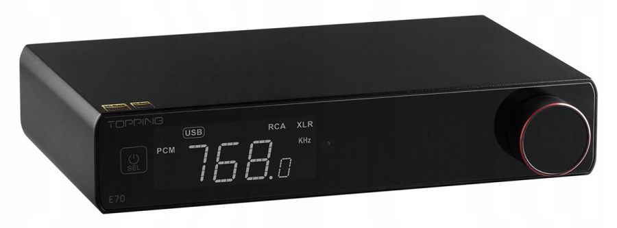 Topping E70 (Čierny) ES9028Pro Bluetooth 5.1 Ldac Trigger DSD512