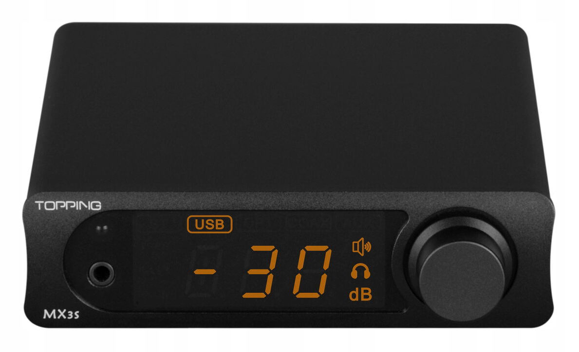 Topping MX3s (Čierny) Dac Akm Bluetooth Trieda D Pilot Korektor