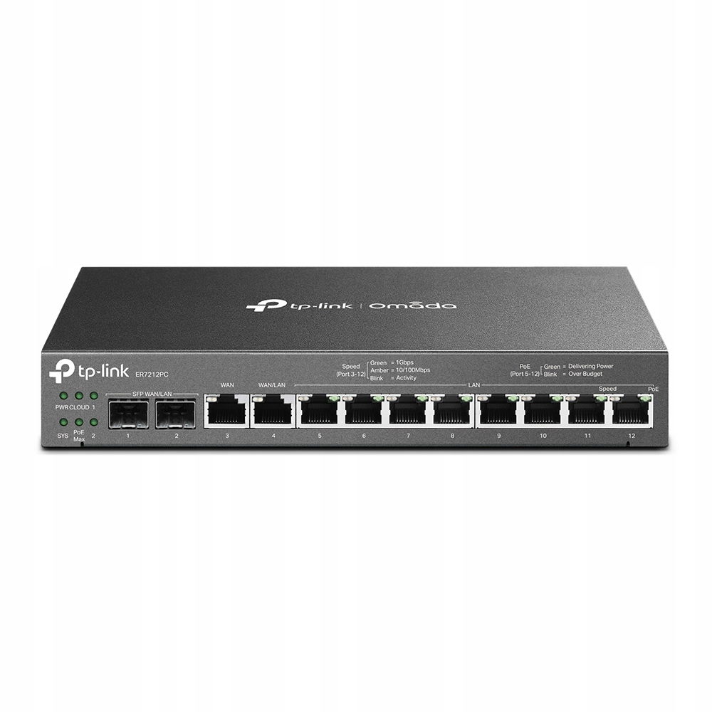 TP-Link Gigabitový Vpn router PoE+ Omada ER7212PC