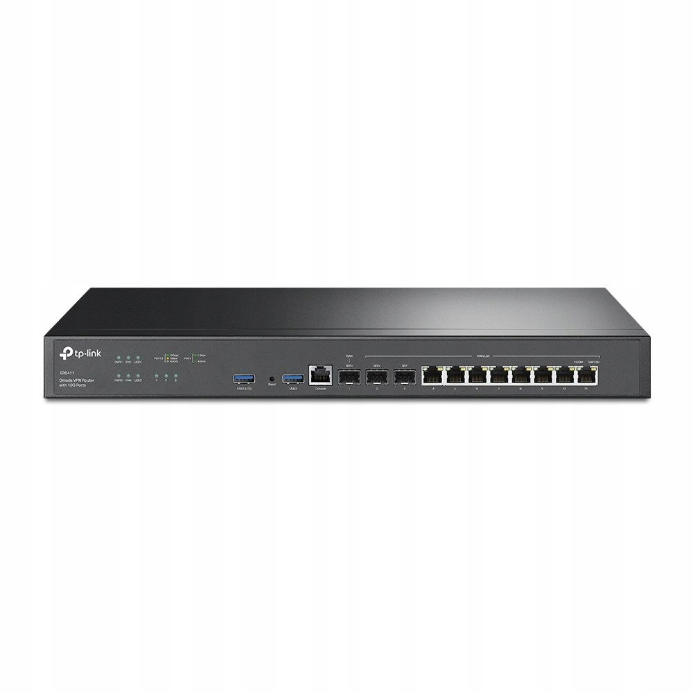 TP-Link Omada ER8411 gigabitový ethernetový router, čierny