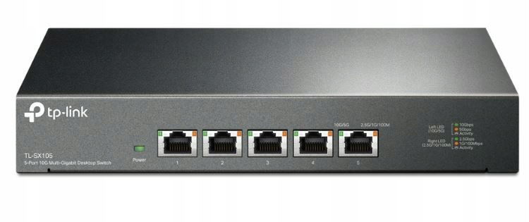 Tp-link Prepínač SX105 Switch Desktop 5x10GE