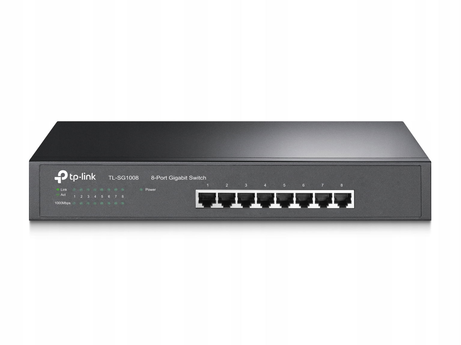 TP-Link TL-SG1008 – prepínač – 8 portov