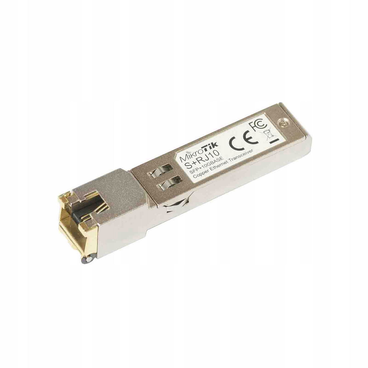 Transceiver MikroTik S+RJ10 strieborný