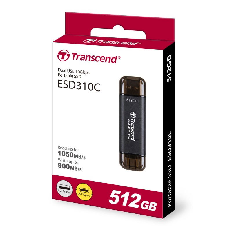 Transcend ESD310C Prenosný Ssd 512Gb TS512GESD310C