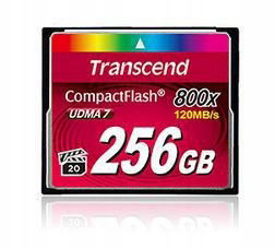 Transcend TS256GCF800 Transcend pamäťová karta 256GB Compact Flash 800x