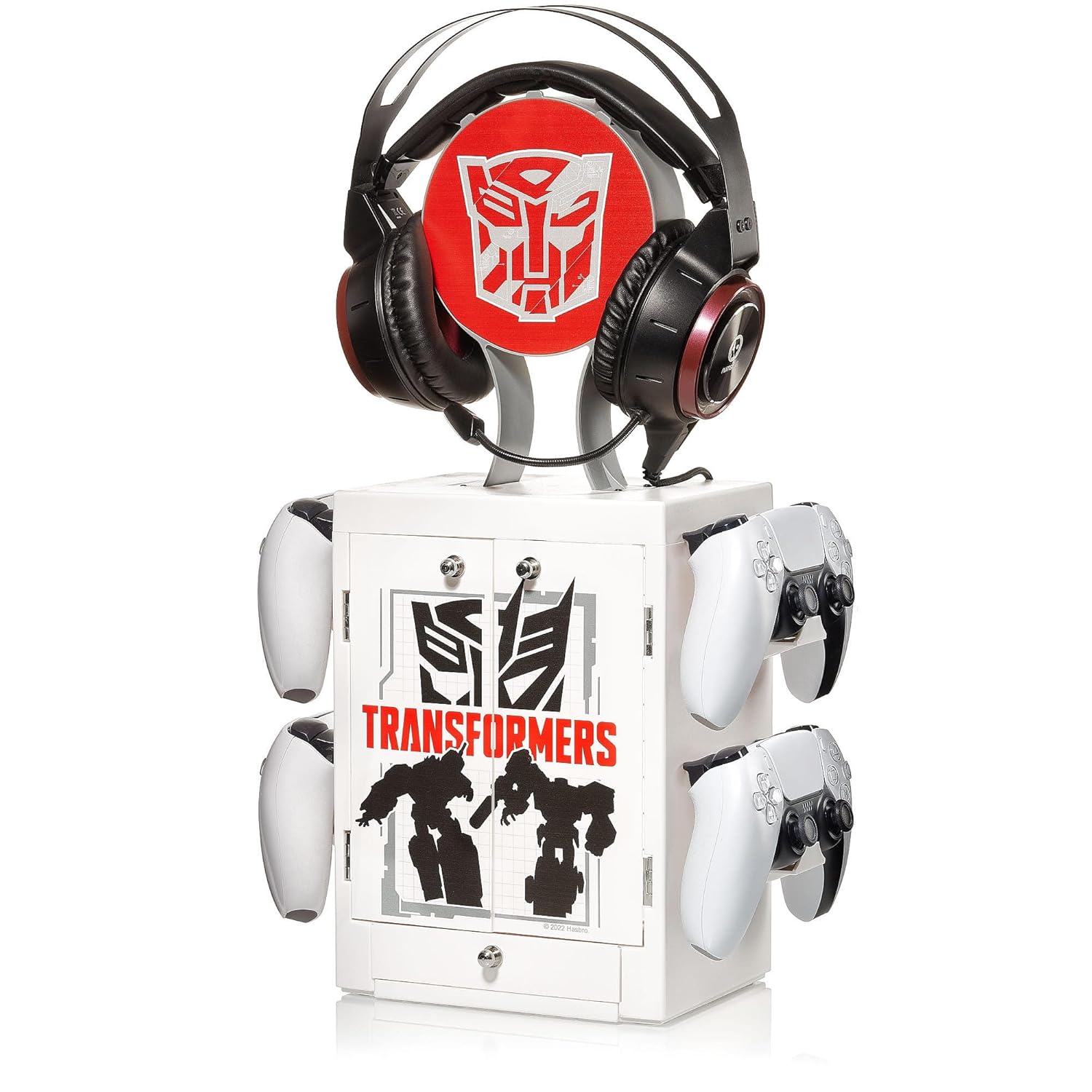 Transformers PS5 Xbox Nintendo Logo Stojan Podstavka 4 Pady Headset Loc