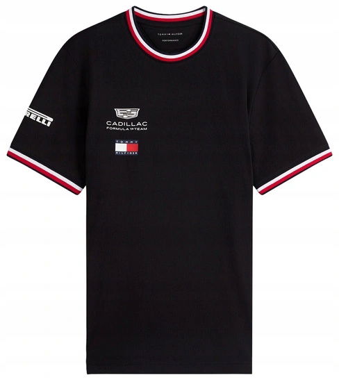 Tričko Cadillac F1 Tommy Hilfiger 2026 Team čierne veľ. S
