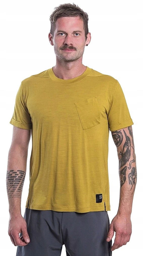Tričko Sensor Merino Air Horčicová