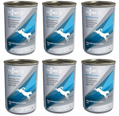 Trovet Dog Lrd Hypoallergenic (Lamb) 6 plechoviek 400 g