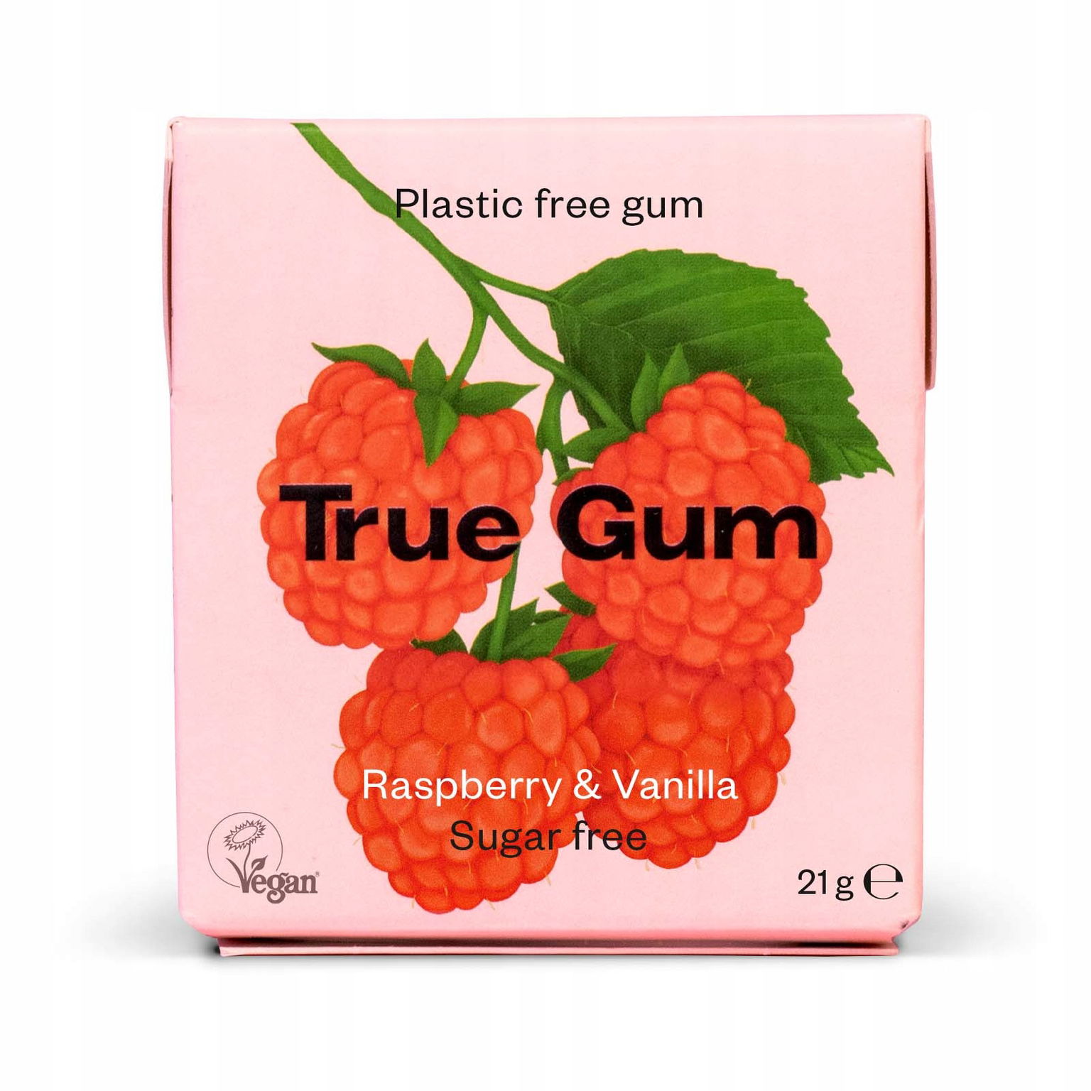 True Gum Malina & Vanilia 21G Prírodná Žuvačka Bez Cukru, Ovocný MIX