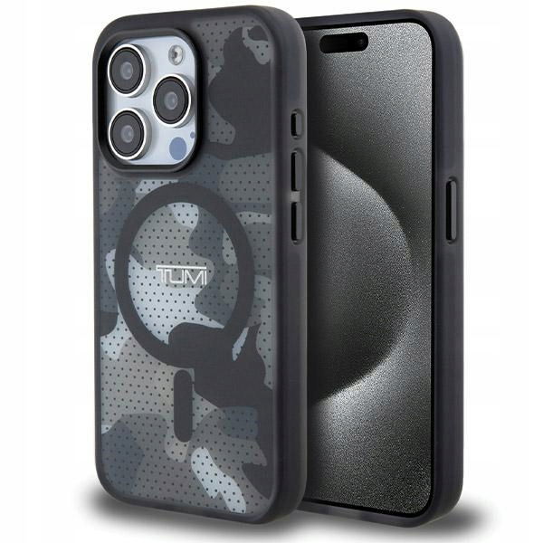 Tumi TUHMP15LTCAMK iPhone 15 Pro 6.1" čierny/čierny hardcase Frosted Camo Pr