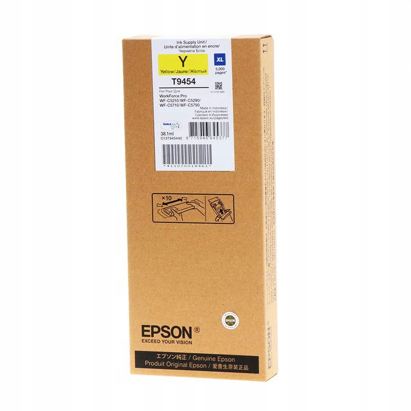 Tusz Epson T9454 C13T945440 Yellow 38,1 ml