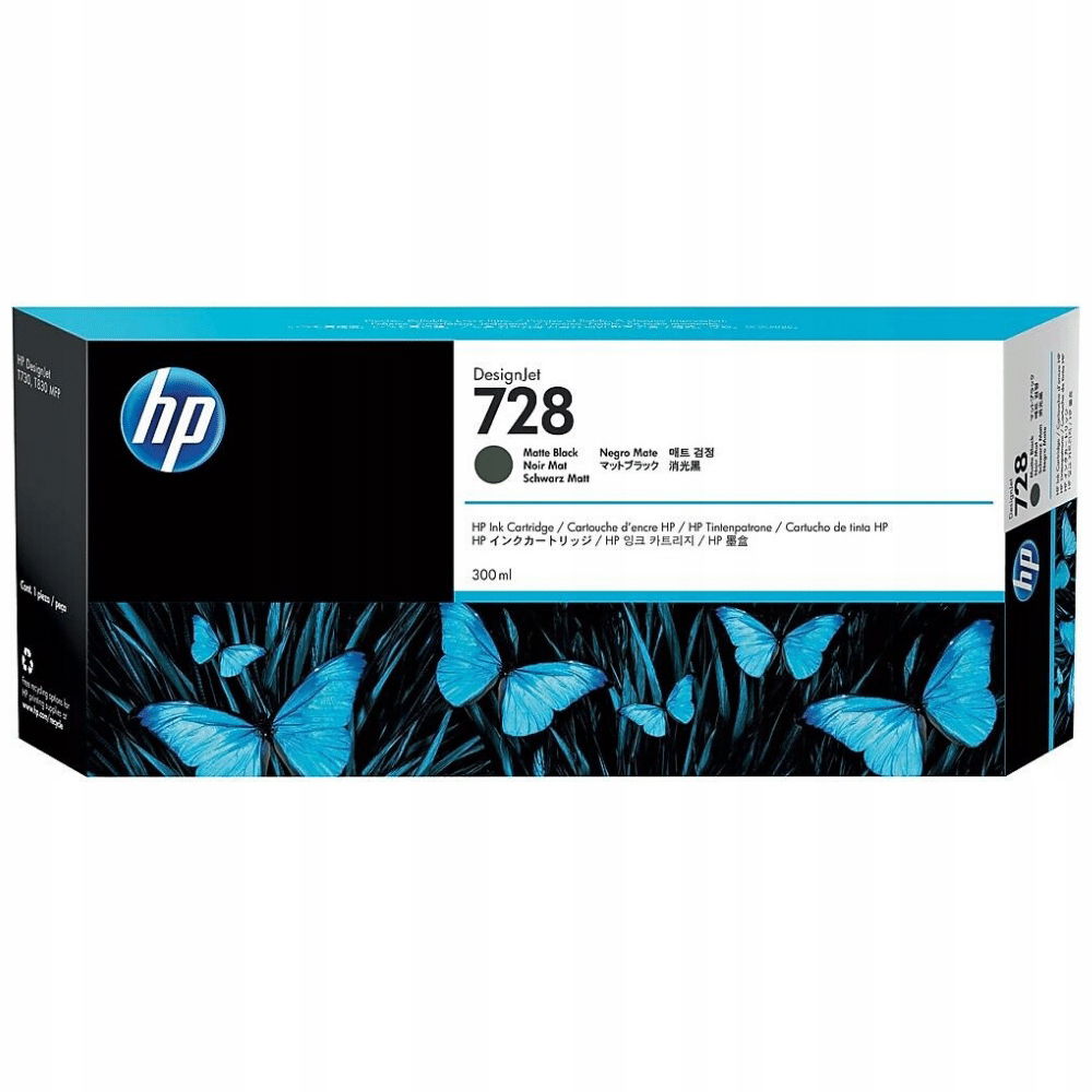 Tusz Hp 728 F9J68A čierny (black)