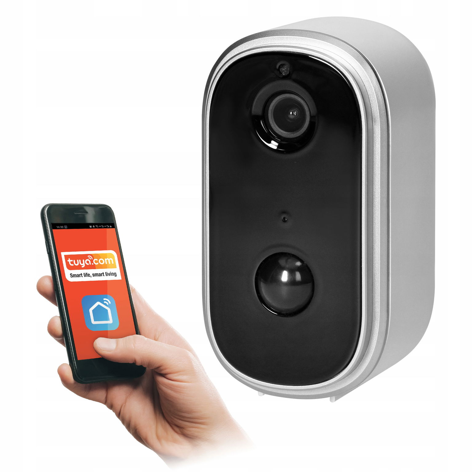 Tuya Bezdrôtová Ip kamera s WiFi Tuya, IP65, interkom, pamäť