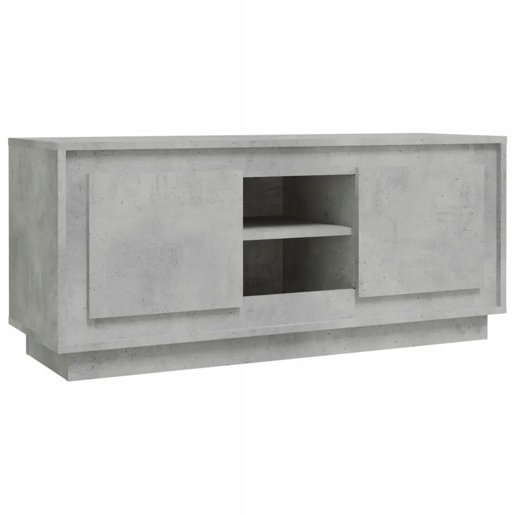 Tv skrinka Beton 102x35x45 cm, šedá