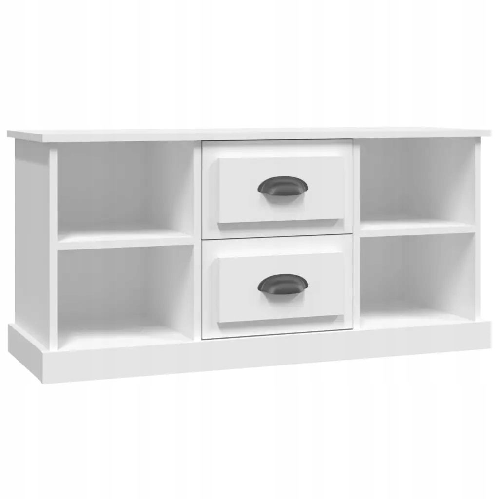 Tv skrinka, biela, 99,5 x 35,5 x 48 cm, materiál