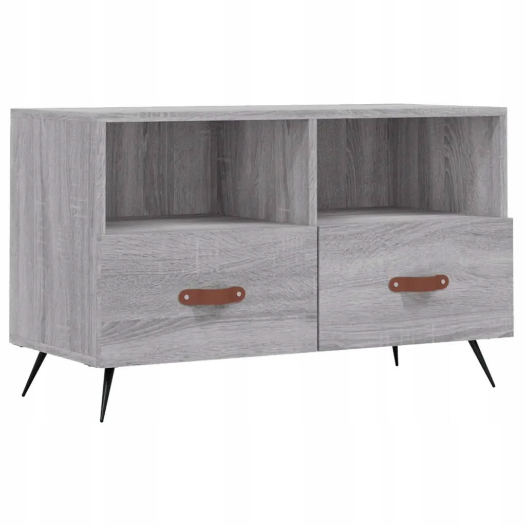 Tv skrinka Dub Sonoma 80x36x50 cm Šedá
