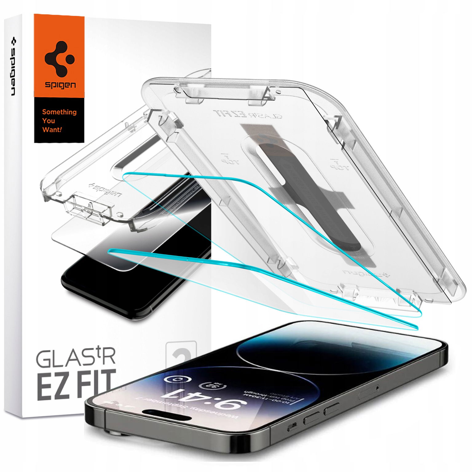 Tvrdené sklo Spigen pre Apple iPhone 15 Pro Max 2 ks