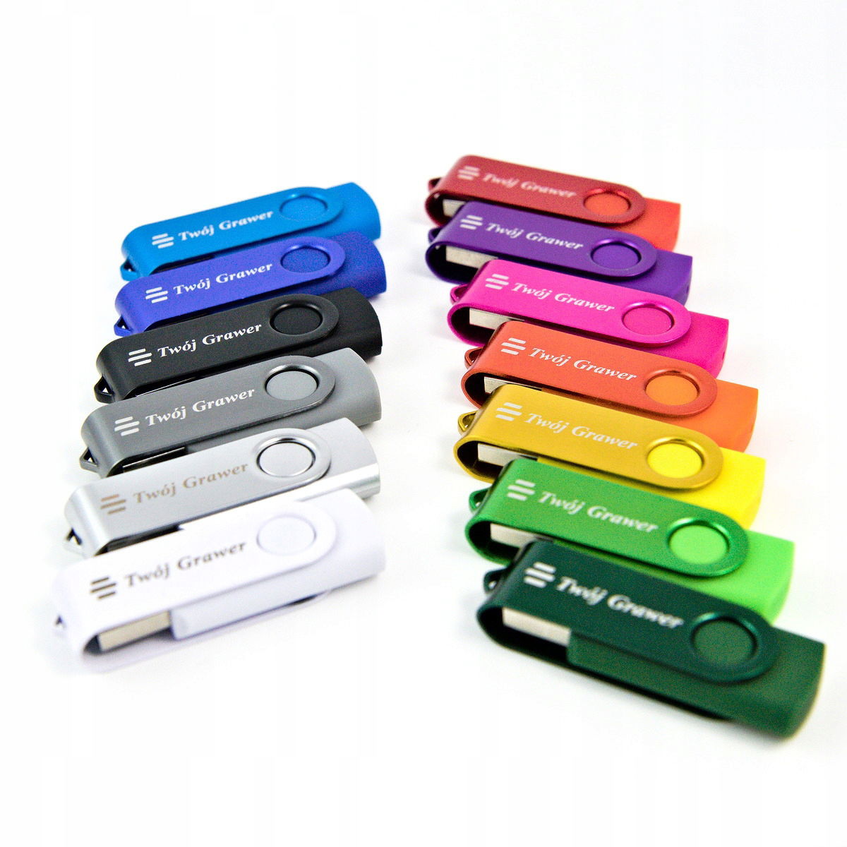 Twister Usb flash disk 128 Gb 3.0 s gravírovaním darčeková Sada 10 Ks