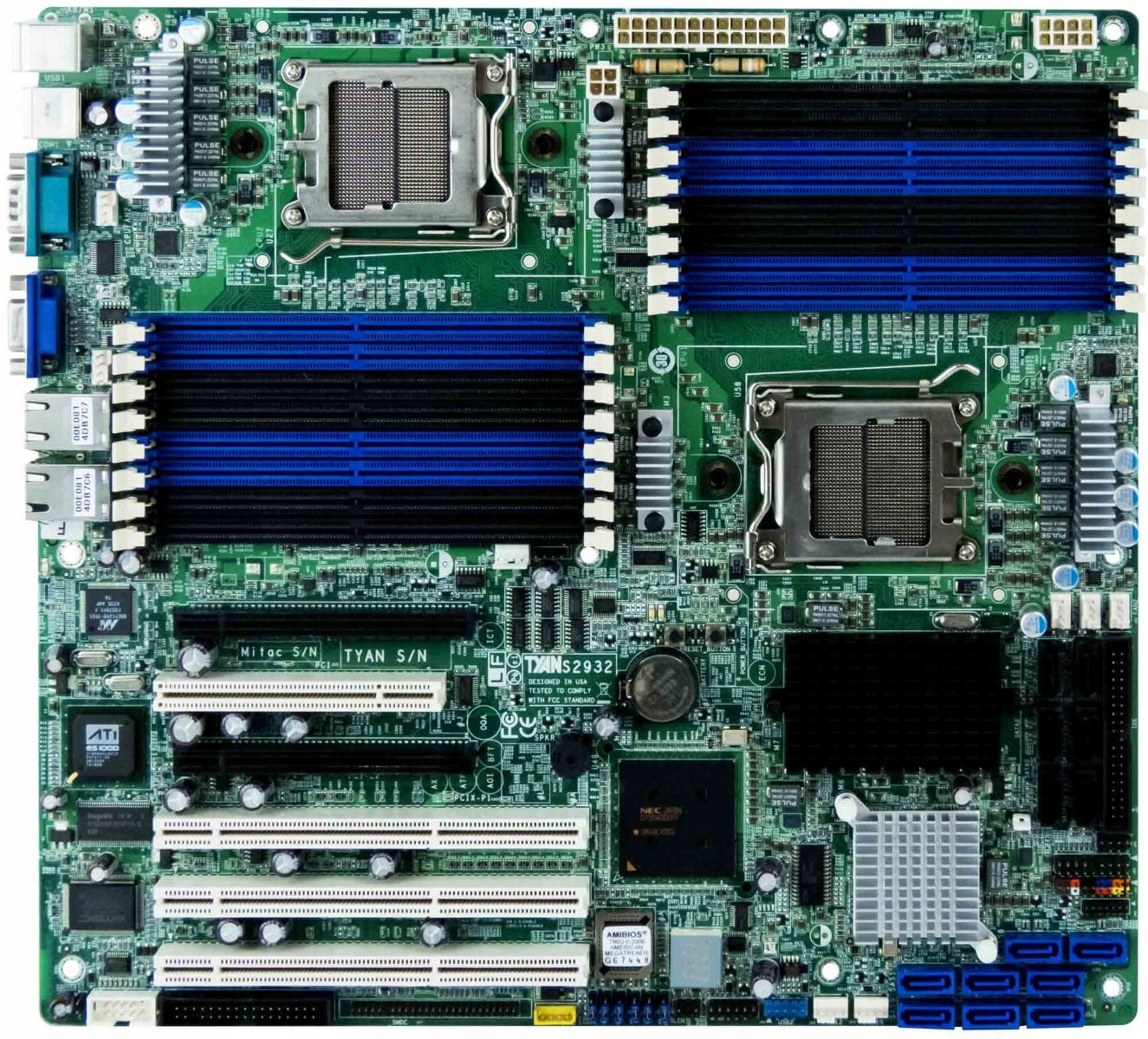 Tyan S2932 S2932WG2NR-E 2x Socket F DDR2