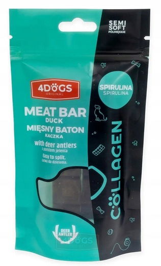 Tyčinky Pre Psa So Spirulinou A Parožím 2KS 4DOGS Prírodná Pochúťka