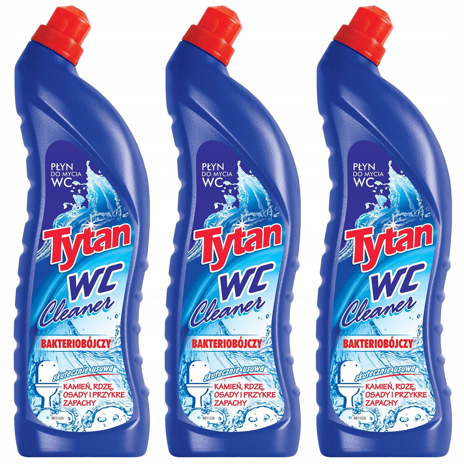 Tytan Kvapalina Na Umývanie Wc Bakteriocídna Modrá 3x1200 ml