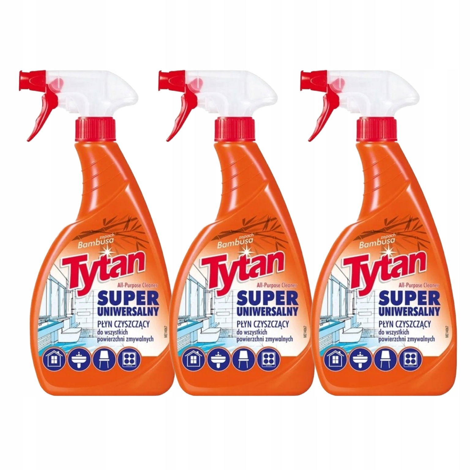 Tytan Univerzálny čistiaci prostriedok na všetky povrchy 500 ml x3