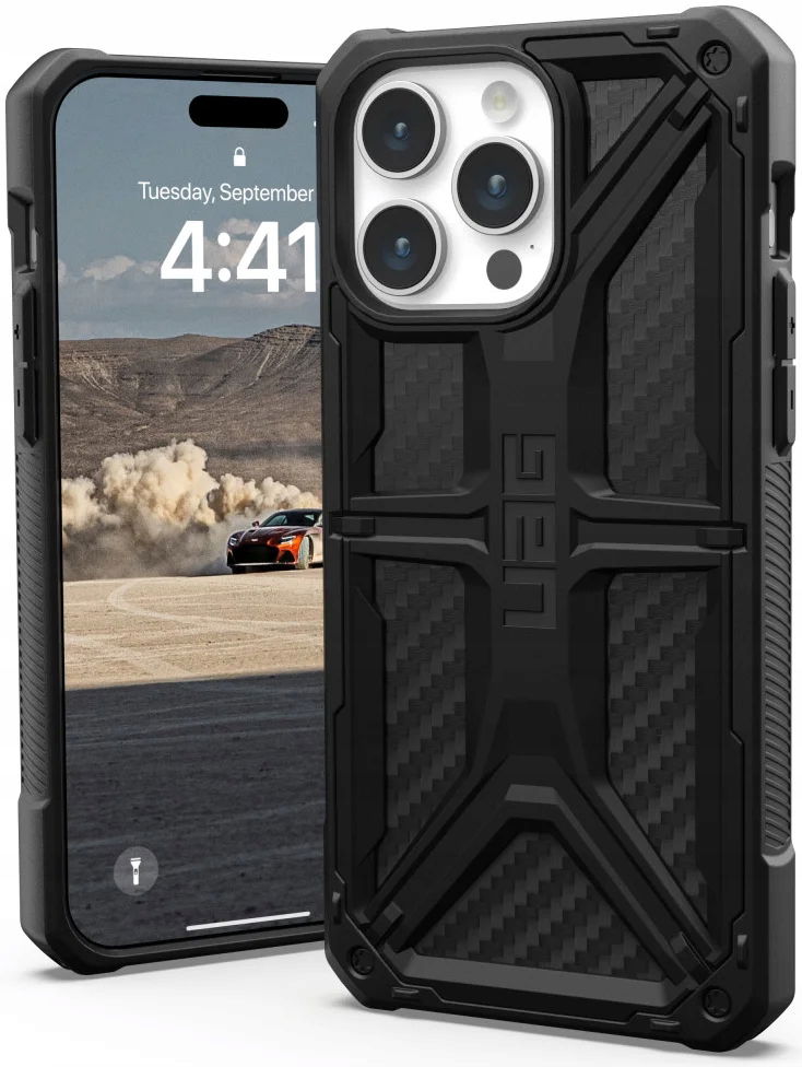 Uag Puzdro Case Puzdro Obal Puzdro Pre Iphone 15 Pro Max Čierne