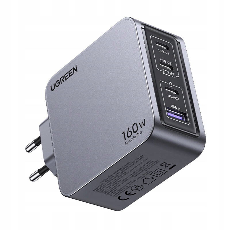 Ugreen Nabíjačka Nexode Pro 160W Gań Do Notebooku Telefonu 3x Usb-c