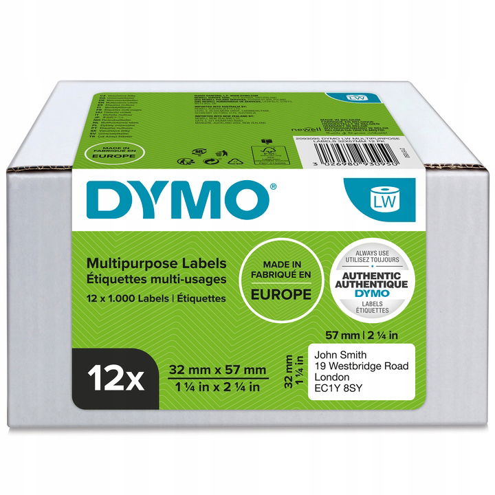 Úloha štítkov Dymo 57 x 32 mm 2093095 12000 ks